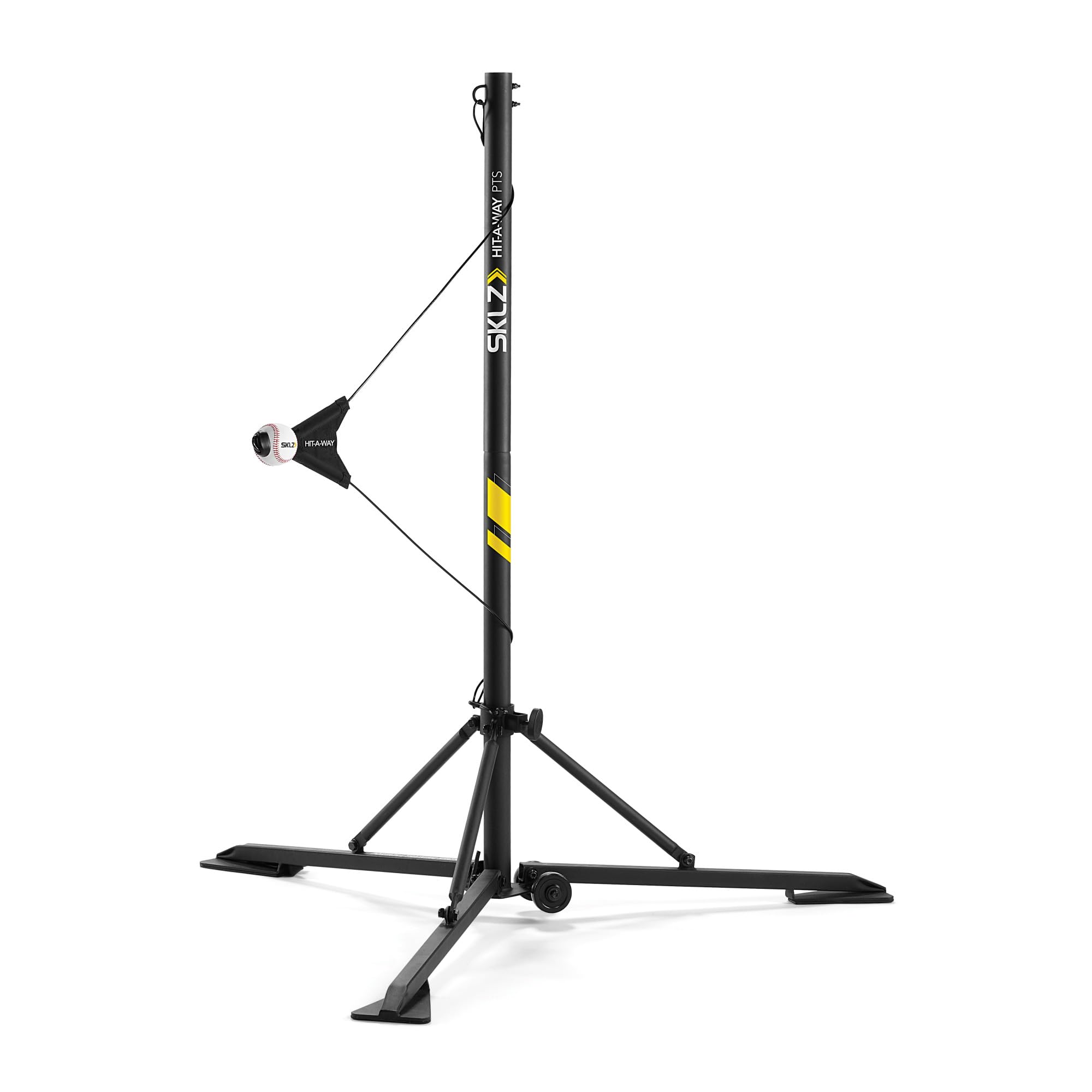 SKLZ Hit-A-Way Select Youth Baseball Swing Trainer, Portable Solo Batting Practice with Stand, Tethered Ball for Hitting Drills,