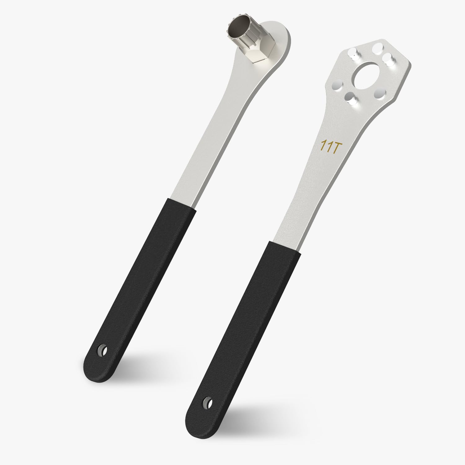 HUBAKO Cassette Removal Tool Sets, Cassette Wrench & Lock Ring Tool for 10T/11T Sprocket Cassette Install Removal, Bearing Steel