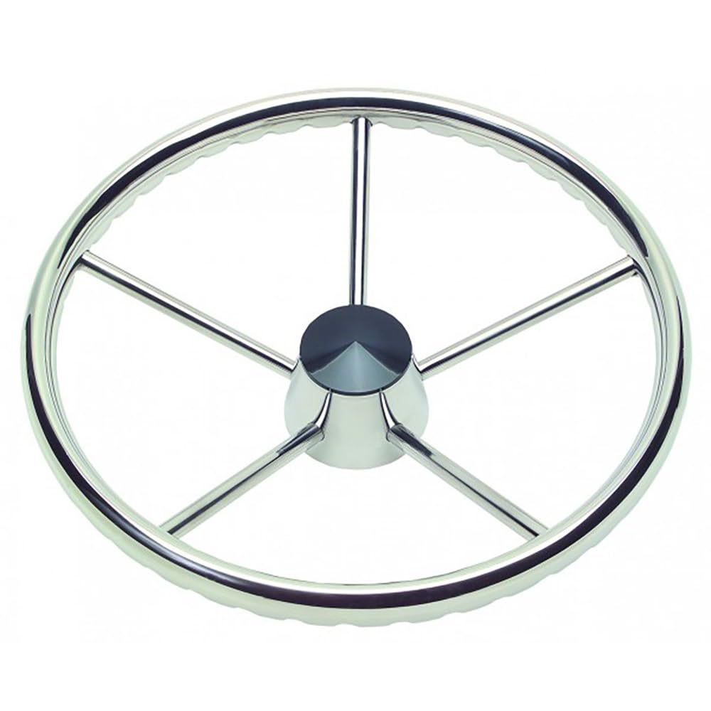 Schmitt Marine 170 Finger Grip Destroyer 5-Spoke 15.5'' Ss Cap