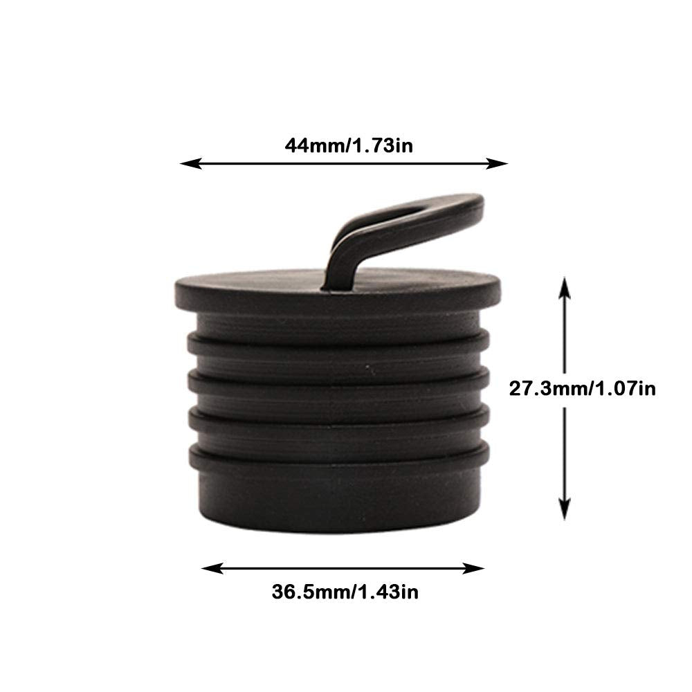 E-Outstanding 4Pcs Kayak Scupper Stopper Bung Drain Hole Plugs Bungs For Kayak Canoe Dinghy Marine Boat