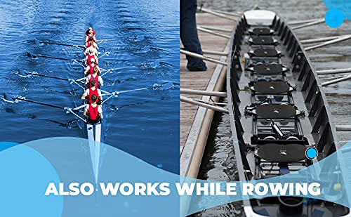 2K Fit Rowing Machine Seat Cushion (Model 3) For The Concept 2 Rowing Machine With Custom Gel That Fits The Concept 2 Rower, Wat