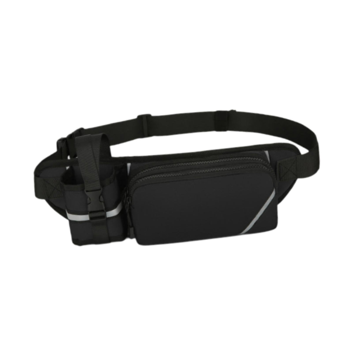 Heavenglow Fanny Pack For Men Women Adjustable Belt Waist Bag For Running Sports Casual BlackSporting GoodsOutdoor SportsCamp