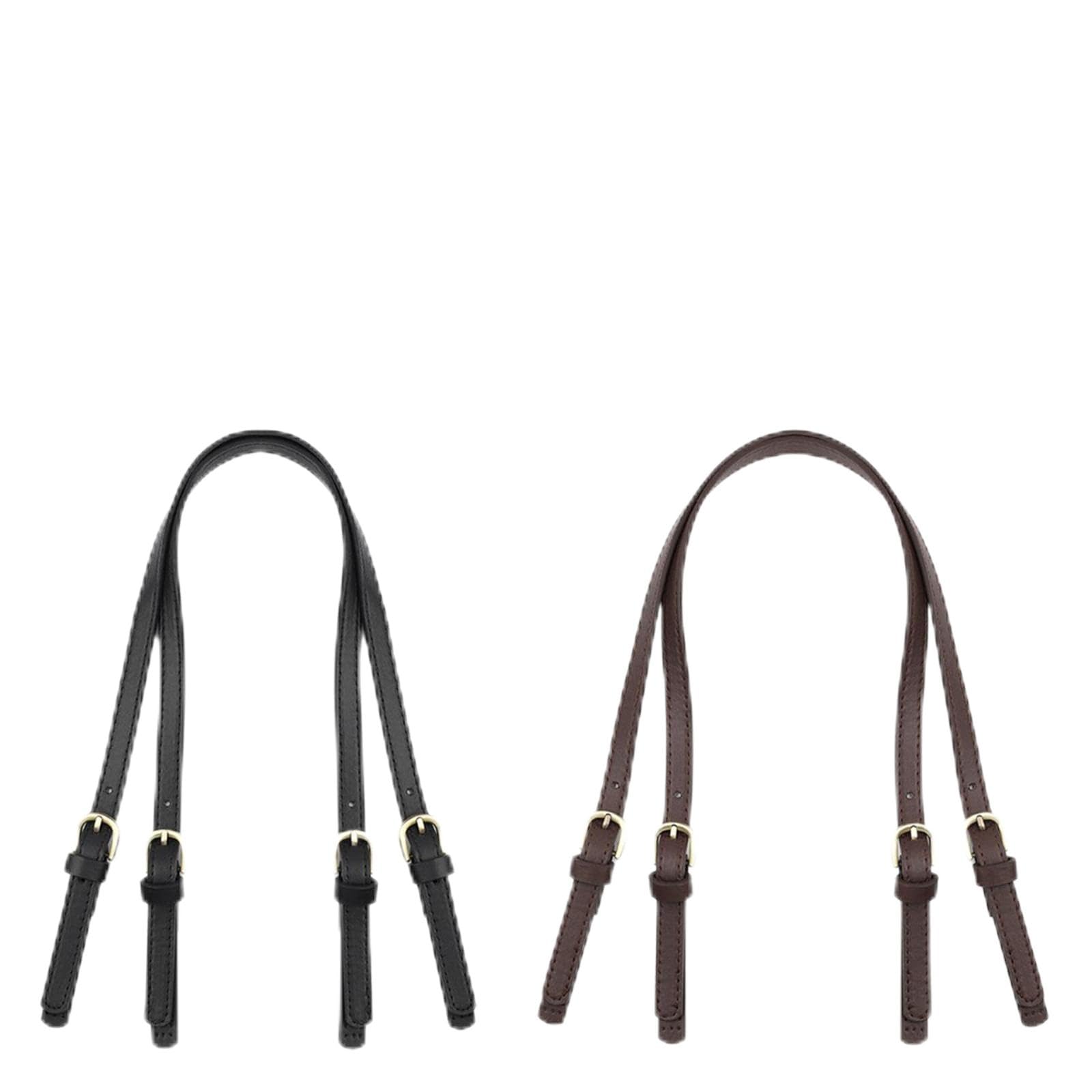 Snappsy Leather Shoulder Bag Strap For Diy Crossbody Satchels Tote Black
