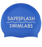 Sporti Safesplash Swimlabs Silicone Swim Cap - New Royal