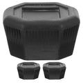 Toddmomy Tennis Racket Butt Caps Set 3Pcs Durable Back Bottom Covers for Secure Grip and Handle Protection Compatible with Tenni