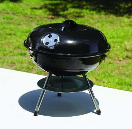 Texsport Barbecue Mini Portable Charcoal Bbq Grill, Black