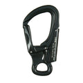 Fusion Climb Tudor Lightweight Aluminum Double Locking Captive Eye Snap Hook Carabiner 32kN Black (FP-8001-BLK)