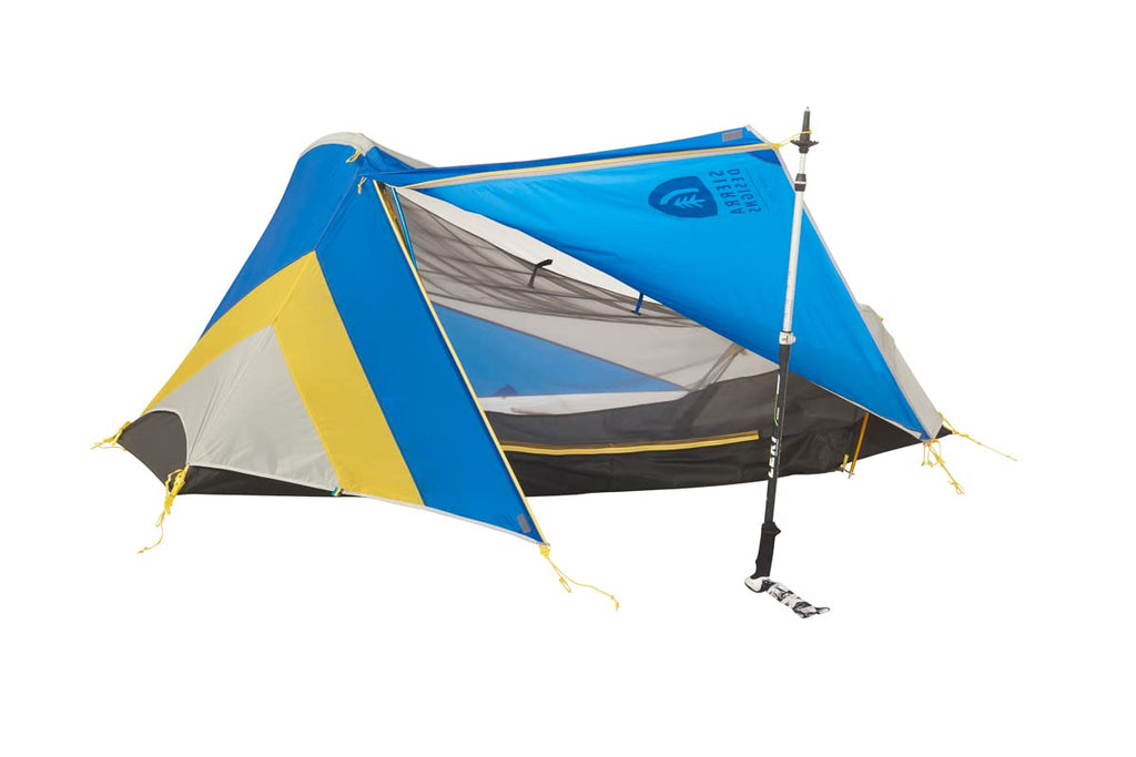 Sierra Designs High Side 1 Person Tent, Ultralight Freestanding Solo Shelter For Backpacking, Camping, And Bikepacking With Awni