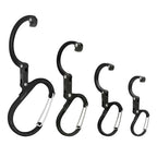 Gear Aid Heroclip Carabiner Gear Clip And Hook (Large, Medium, Small, Mini) For Camping, Backpack, Suitcases, Purse And Garage O