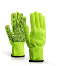 Spocco | PVC Doted Cotton Tennis Cricket Batting Gloves  Comfortable & Durable Full Gripping Bat Hand Gloves for Winter, Textin