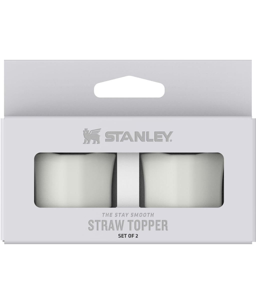 Stanley Quencher Stay Smooth Anti-Pucker Straw Topper 2-Pack | Ergonomic Sip Through Straw Cap For Tumbler With Handle | Silicon