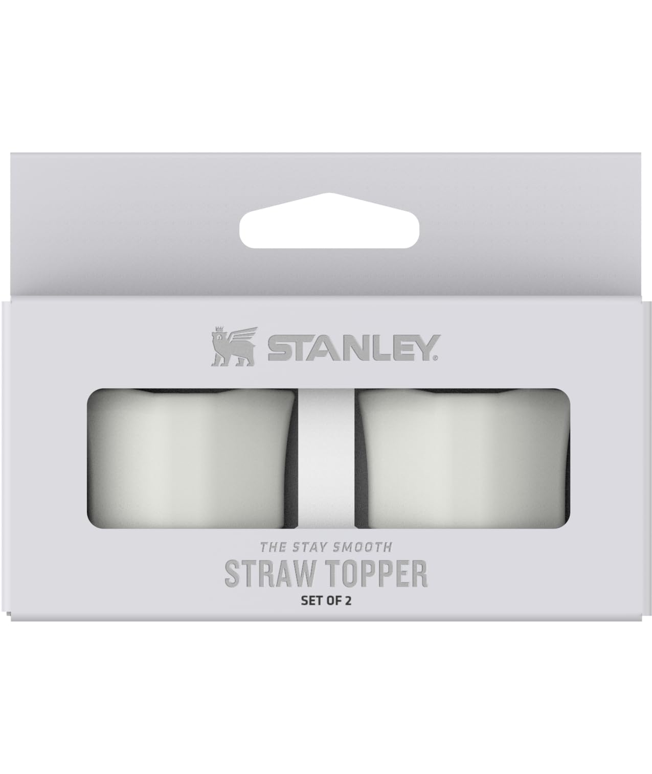 Stanley Quencher Stay Smooth Anti-Pucker Straw Topper 2-Pack | Ergonomic Sip Through Straw Cap For Tumbler With Handle | Silicon