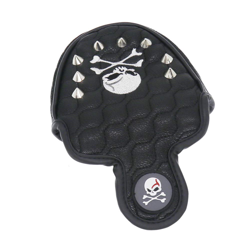 Histar Black Skull Mallet Putter Cover Headcover For Scotty Cameron Odyssey