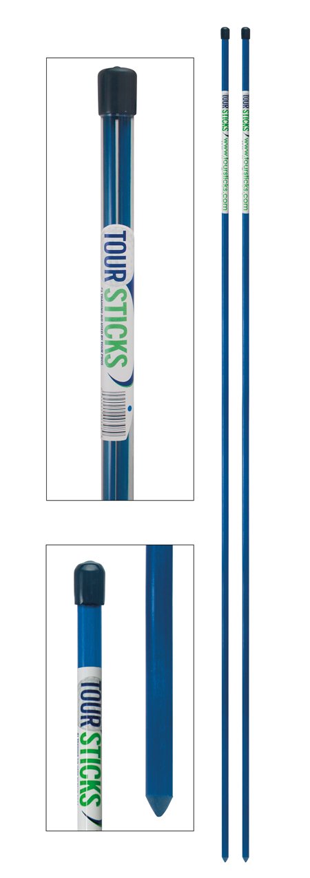 Tour Sticks - The #1 Training Aid Used by Tour Pros (Blue)