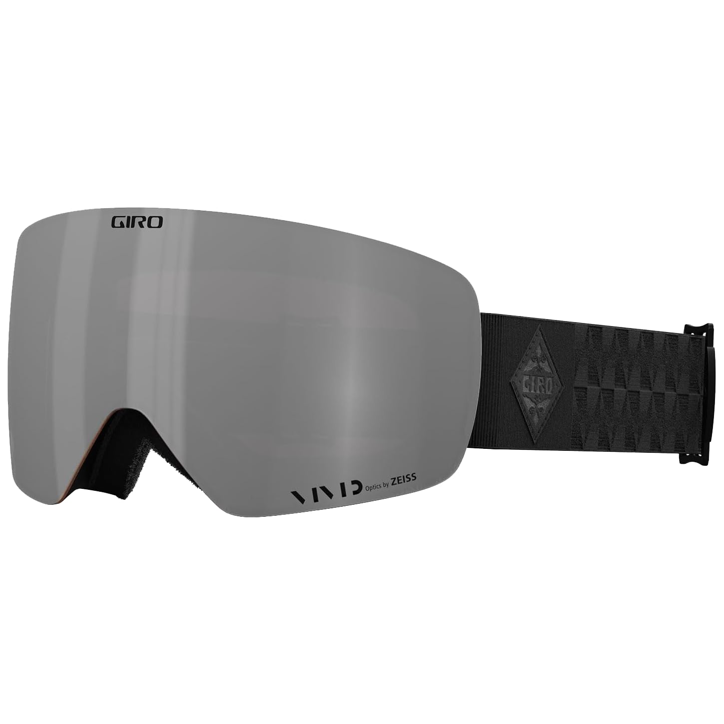 Giro Contour RS Ski Goggles - Snowboard Goggles for Men & Women - Black Bliss Strap with VIVID Onyx/VIVID Infrared Lenses