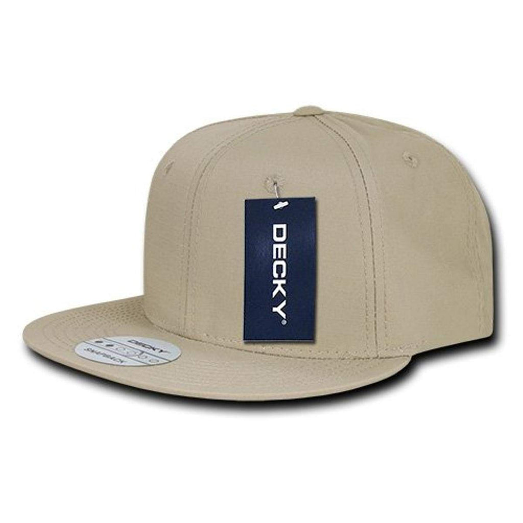 Decky 360-Kha Ripstop Snapbacks - Khaki