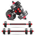 Bcbig Adjustable-Dumbbells-Sets,Free Weights-20Lb(10Lb*2) Dumbbells Set Of 2 Convertible To Barbell A Pair Of Lightweight For Ho