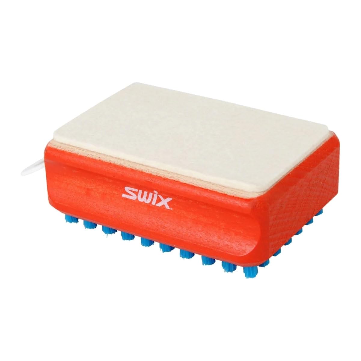 Swix F4 Combination Felt and Nylon Brush T0166B - Ski & Snowboard Wax Brush for Universal Glide Wax, Swix F4 Wax Application Too