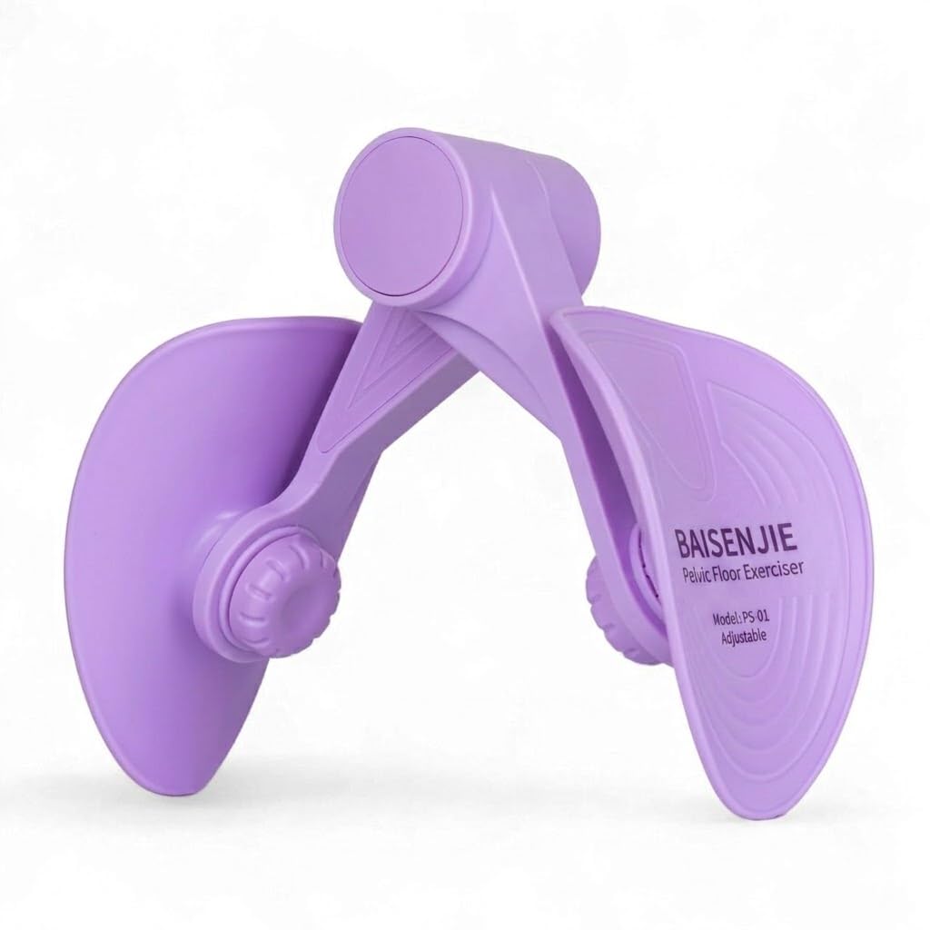 BAISENJIE Hip and Pelvis Trainer Thigh Master, Inner Thigh Exercise Equipment, Pelvic Floor Exerciser Device for Home Gym Workou