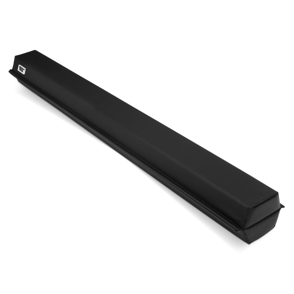 We Sell Mats 9 Ft Folding Foam Balance Beam Bar, Portable Gymnastics Equipment For Gymnast, Children Or Cheerleaders, Black