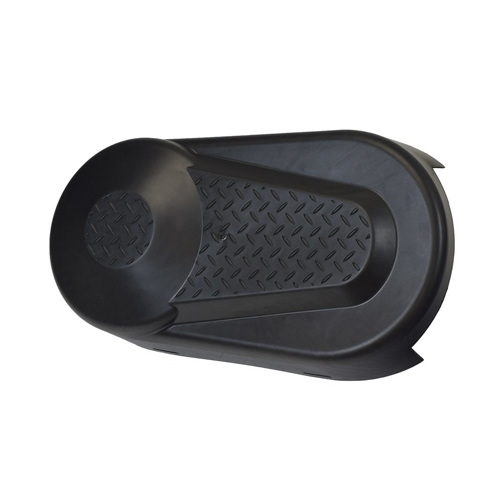 AlveyTech Black Plastic Clutch Cover - Replacement fits the Baja, Hensim MB165, Coleman CT200-U Trail, 196cc 6.5 Hp Mini Bikes, 