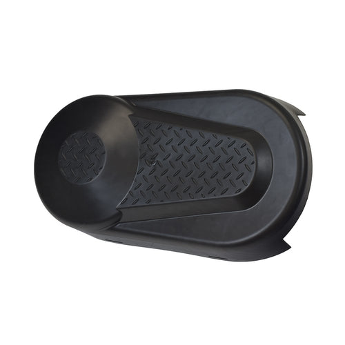 AlveyTech Black Plastic Clutch Cover - Replacement fits the Baja, Hensim MB165, Coleman CT200-U Trail, 196cc 6.5 Hp Mini Bikes, 