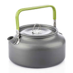 Docooler Camping Kettle - 1.2L Portable Ultra-Light Outdoor Hiking Camping Picnic Water Kettle, Teapot, Coffee Pot - Compact, Qu