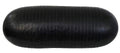 CanDo Inflatable Roller, 28 x 9 Inch, Black