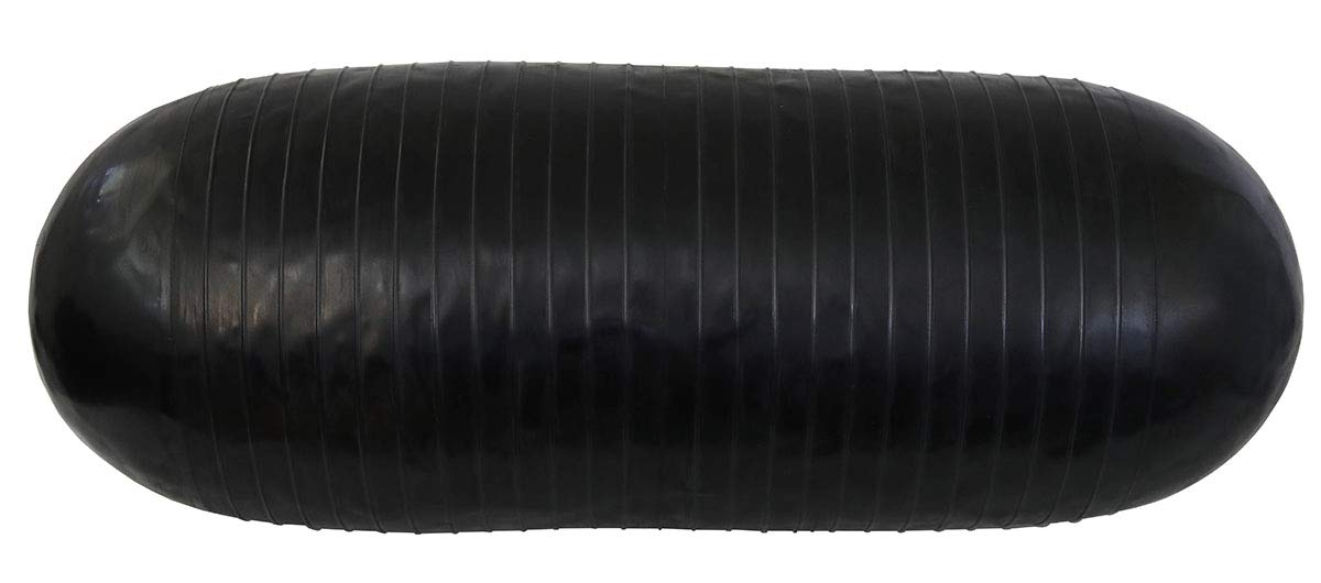 CanDo Inflatable Roller, 28 x 9 Inch, Black
