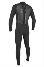 O'Neill Wetsuits Mens Men'S Reactor-2 3/2Mm Back Zip Full Wetsuits, Black/Black, Large Us