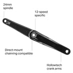 Shimano Xt Fc-M8100 1X Crank Arms Black, 175Mm