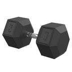 Hex Dumbbell Rubber Encased Dumbbell Strength Training Hex Dumbbell, Hand Weight For Workout & Exercise 90 Lb