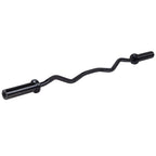 Body-Solid Olympic Ez Barbell Curl Bar With Knurled Grip, 47'' Black Finish For Upper Arm Mass, Strength And Definition, Compati