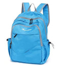 Geboldil Mens and womens lightweight foldable hiking travel backpack waterproof camping backpack blue
