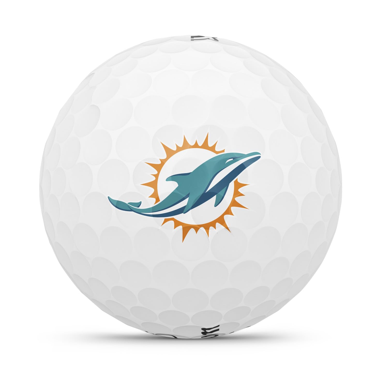 Wilson 2025 Duo Soft Nfl Golf Ball - 12 Balls, White, Miami Dolphins