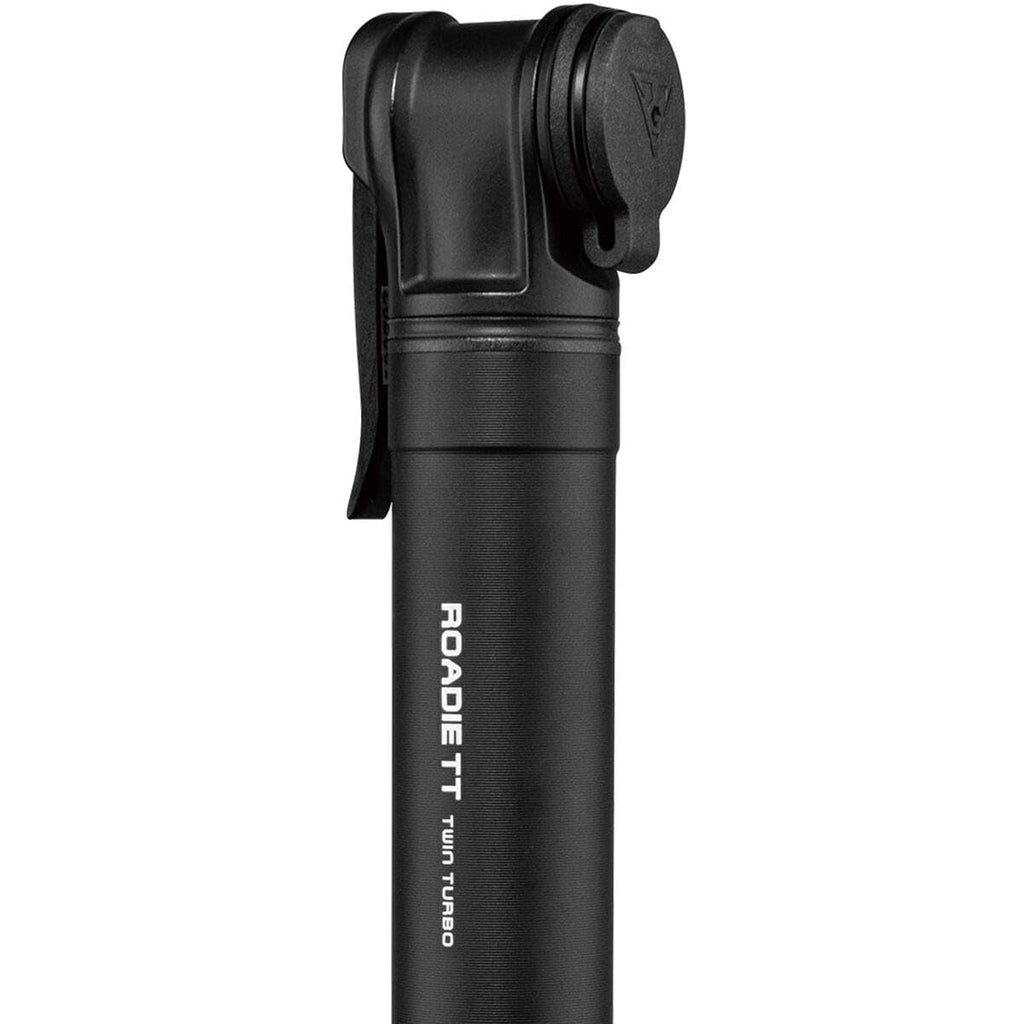 Topeak Roadie Tt Twin Turbo Mini Pump Black, One Size