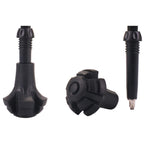 Diooid General Accessories For Trekking Poles Replacement Rubber Tips Set Removable Trekking Snow/Mud For Hiking Poles Fits Most