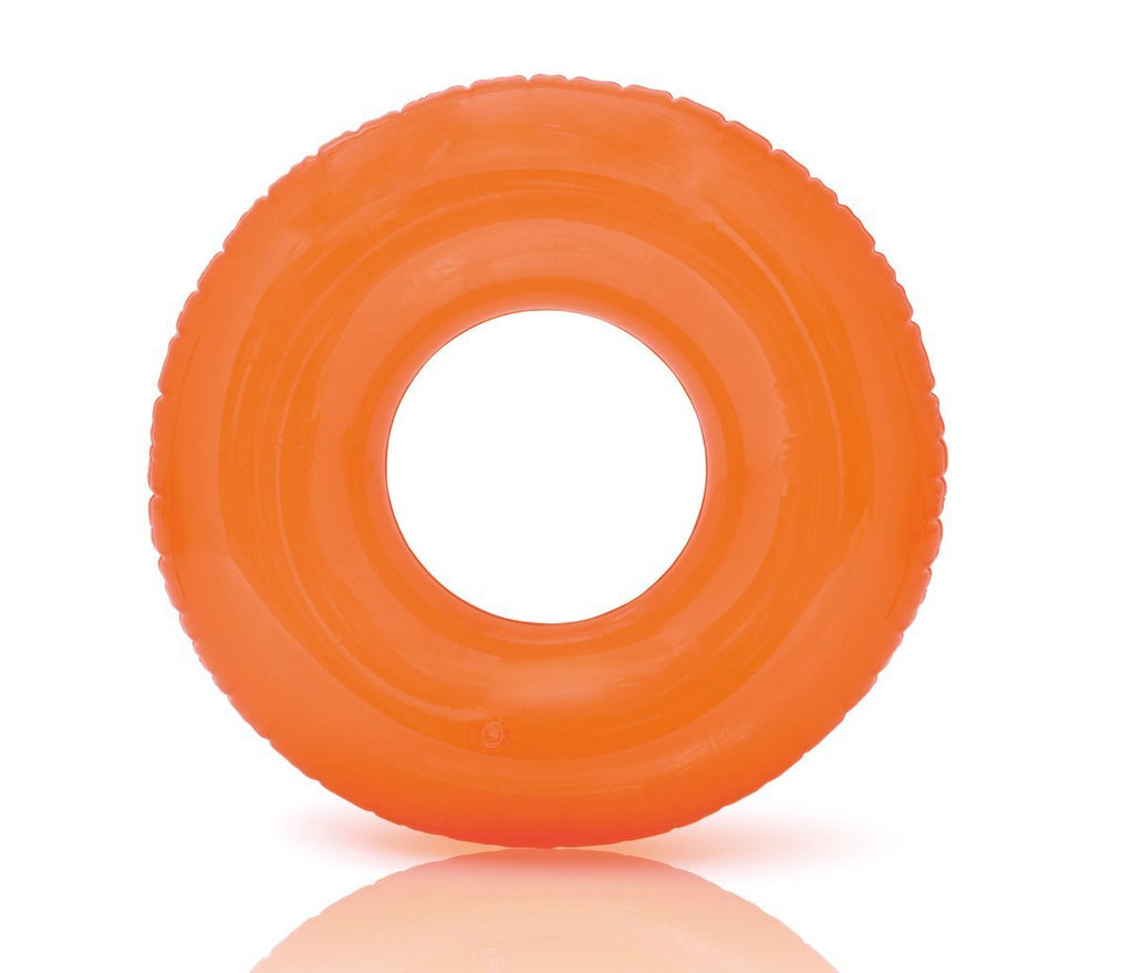 Intex 59260Ep Colorful Transparent Inflatable Swimming Pool Beach Tube Raft