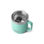 Yeti Rambler 14 Oz Stackable Mug, Vacuum Insulated, Stainless Steel With Magslider Lid, Seafoam