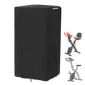 Rilime Folding Exercise Bike Cover,Stationary Bike Cover (Black, 28 L x 16 W x 46 H)