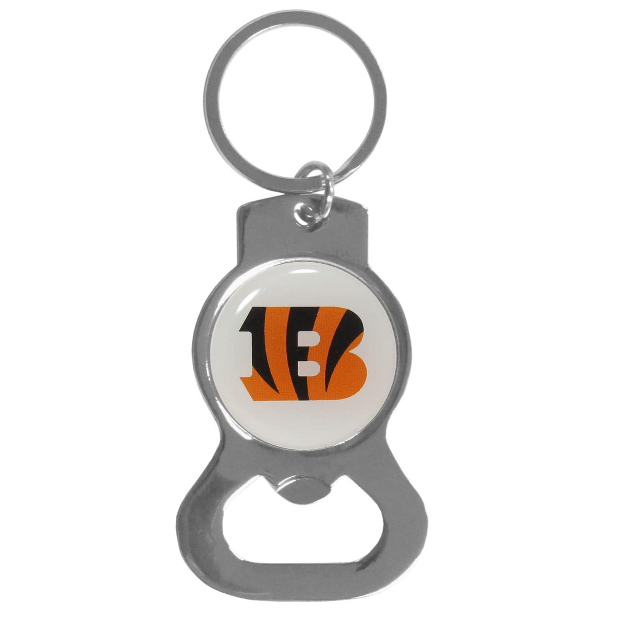Nfl Siskiyou Sports Fan Shop Cincinnati Bengals Bottle Opener Key Chain One Size Team Color , Black