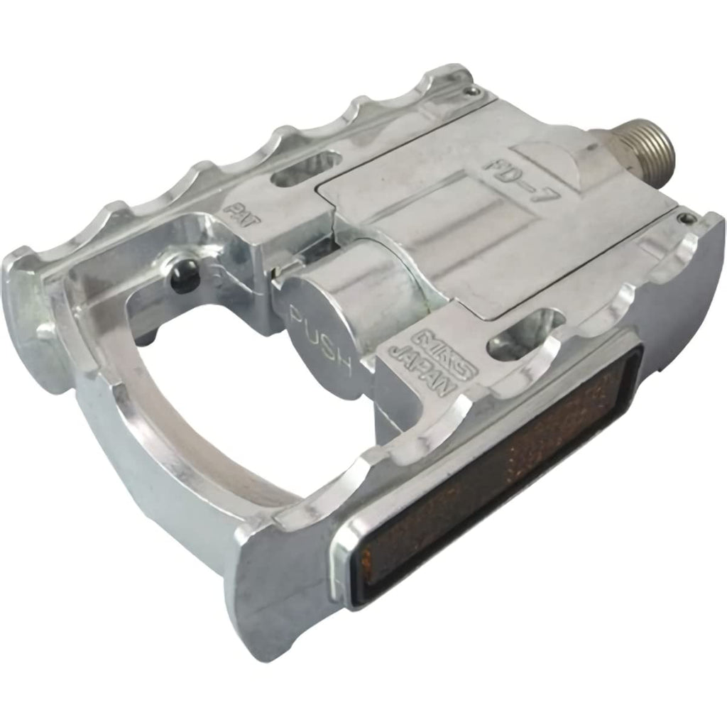 Mks Fd-7 Folding Pedals Silver, 9/16 Inch
