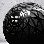 Yes4All Fitness Slam Medicine Ball 20Lbs For Exercise, Strength, Power Workout  Workout Ball  Weighted Ball  Exercise Ball  Dyna