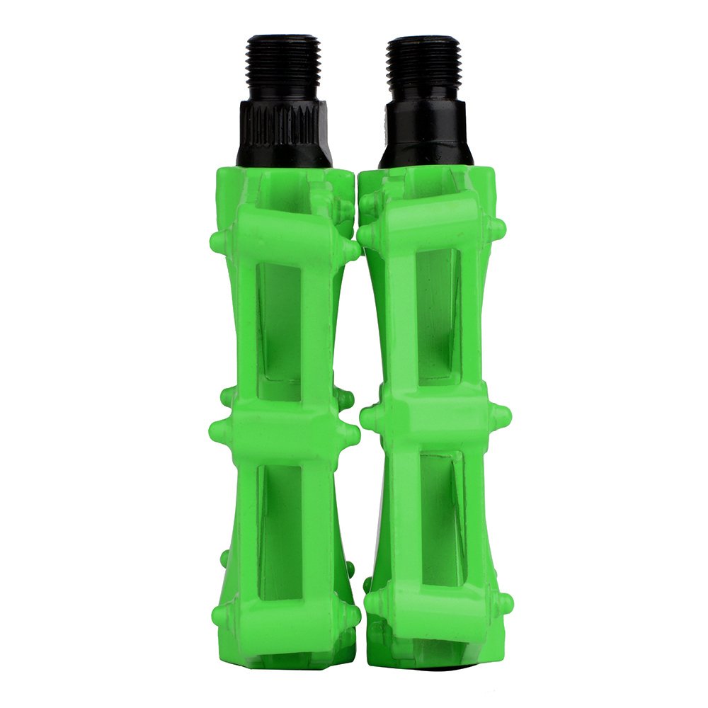 Boruizhen Aluminium Cnc Bike Platform Pedals Lightweight Road Cycling Bicycle Pedals For Mtb Bmx (Green)