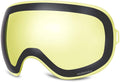 VANRORA X-Mag Ski Goggles Replacement Lens, Yellow Lens