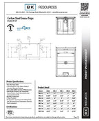 Bk Resources Bk-Gt-50 Grease Trap, 50 Lb Capacity