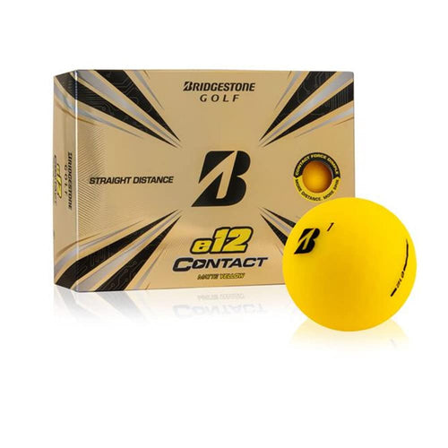 2021 Bridgestone Golf E12 Contact Yellow (Prior Gen)