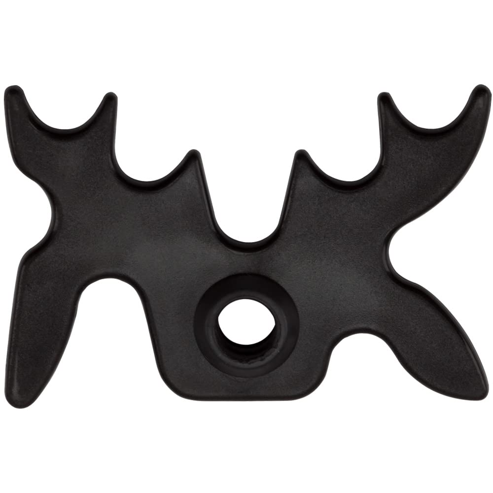 Gse Black Plastic Slip-On Bridge Portable Moosehead Bridge Head, Pool Billiard Cue Bridge Head, Billiard Pool Cue Accessories Fo