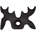 Gse Black Plastic Slip-On Bridge Portable Moosehead Bridge Head, Pool Billiard Cue Bridge Head, Billiard Pool Cue Accessories Fo