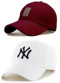 Selloria Brand A Combo Pack Of 2 Stylish Sport Virat Inspire + Bast Baseball Cap For MenS And BoyS Cap Pack Of 2 Caps (Maroon)